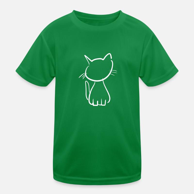 Cat animal cute pet small shape Kids Functional T-Shirt
