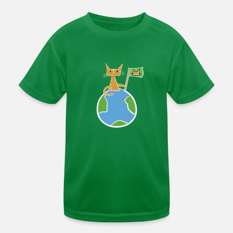 rette den Planeten Erde Symbol Kinder Funktions-T-Shirt