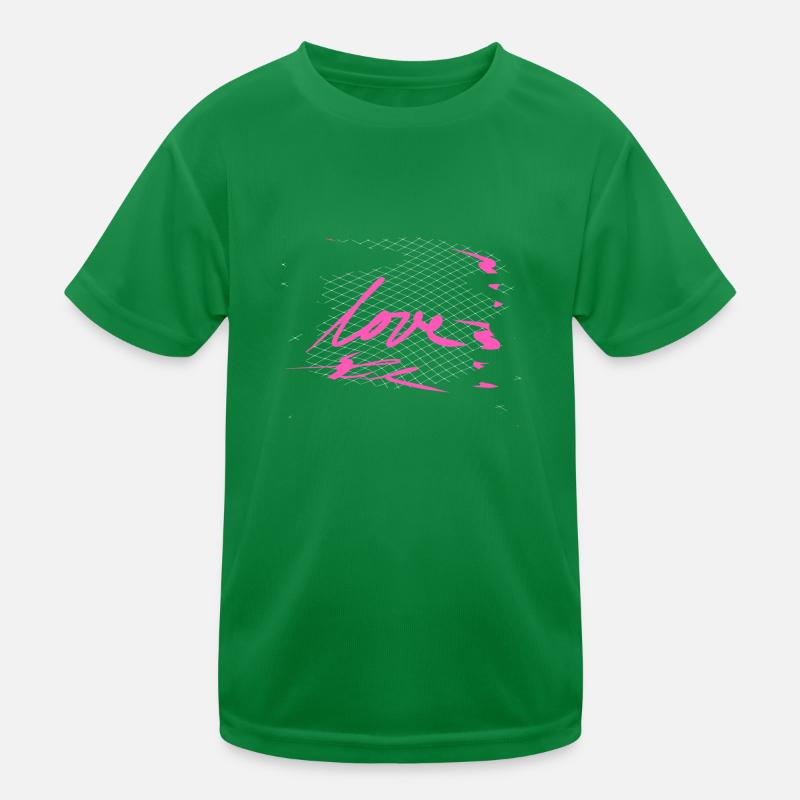 crosses pattern cross love word Kids Functional T-Shirt