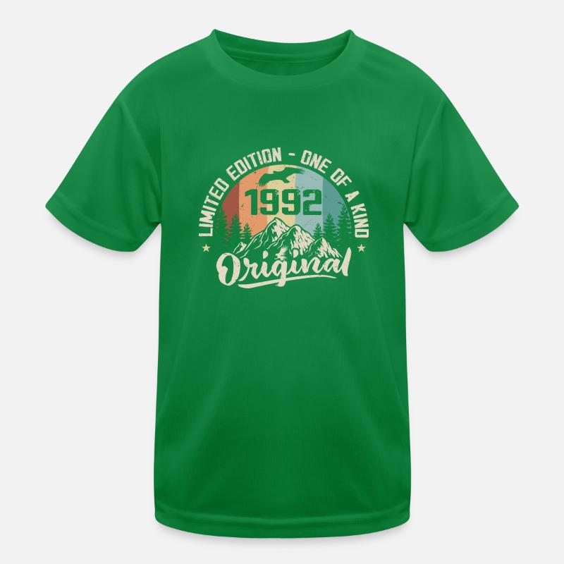 1992 Original Vintage Geburtstagsgeschenk 1992 Kinder Funktions-T-Shirt