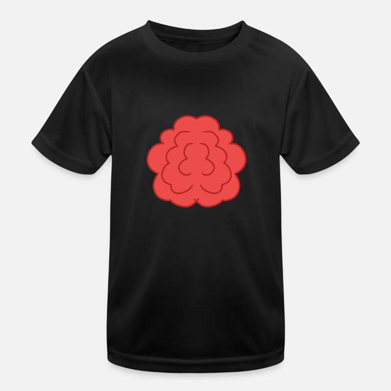 Flower Rose Red Symbol Kids Functional T-Shirt