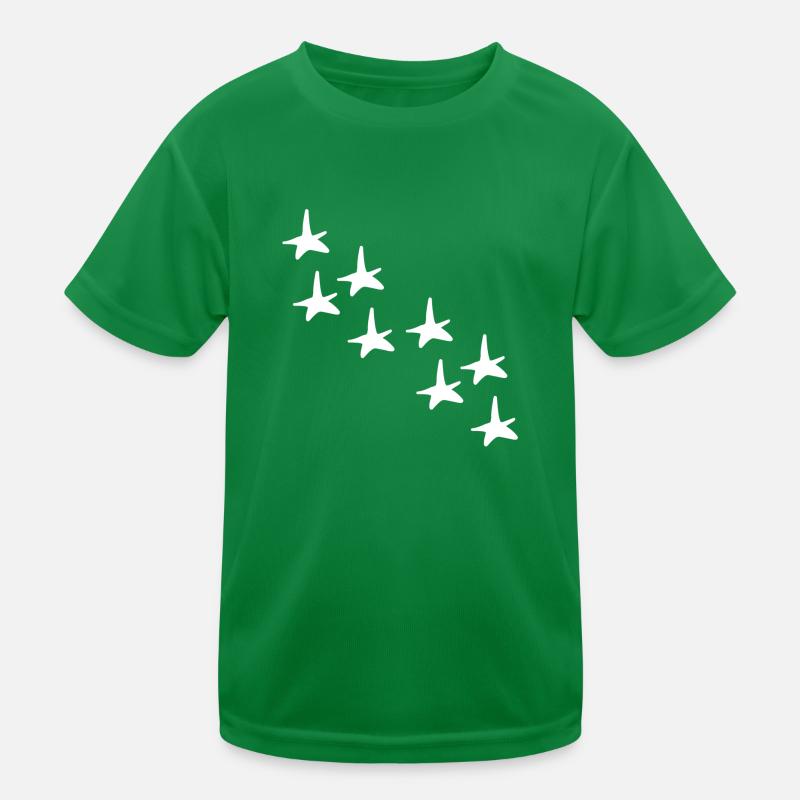 Étoiles Étoile Motif Formes Icône T-shirt sport Enfant