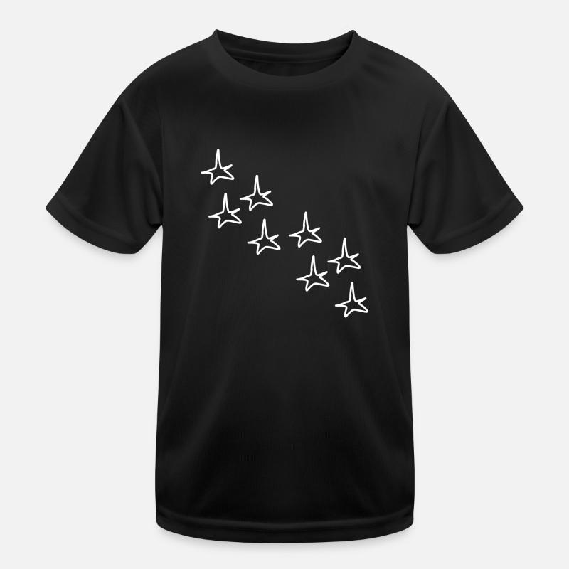 Star Shape Star Shape Symbol Kids Functional T-Shirt