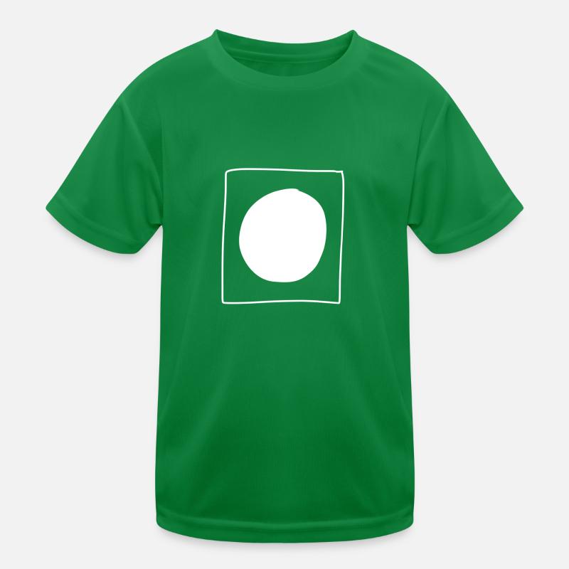 Circle Square Symbol Shape Kids Functional T-Shirt