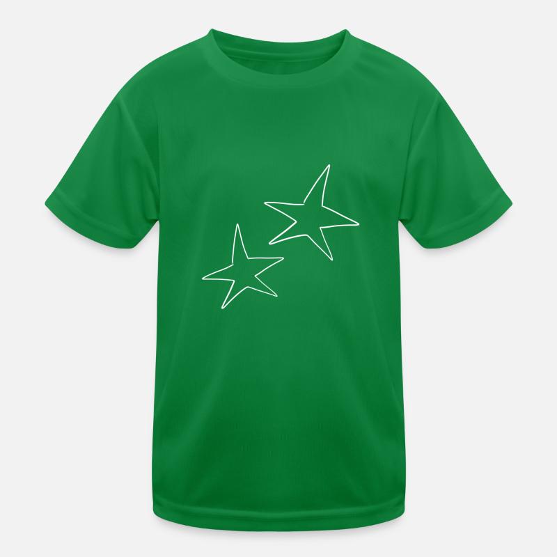 Symbole d’étoile Forme Deux étoiles T-shirt sport Enfant