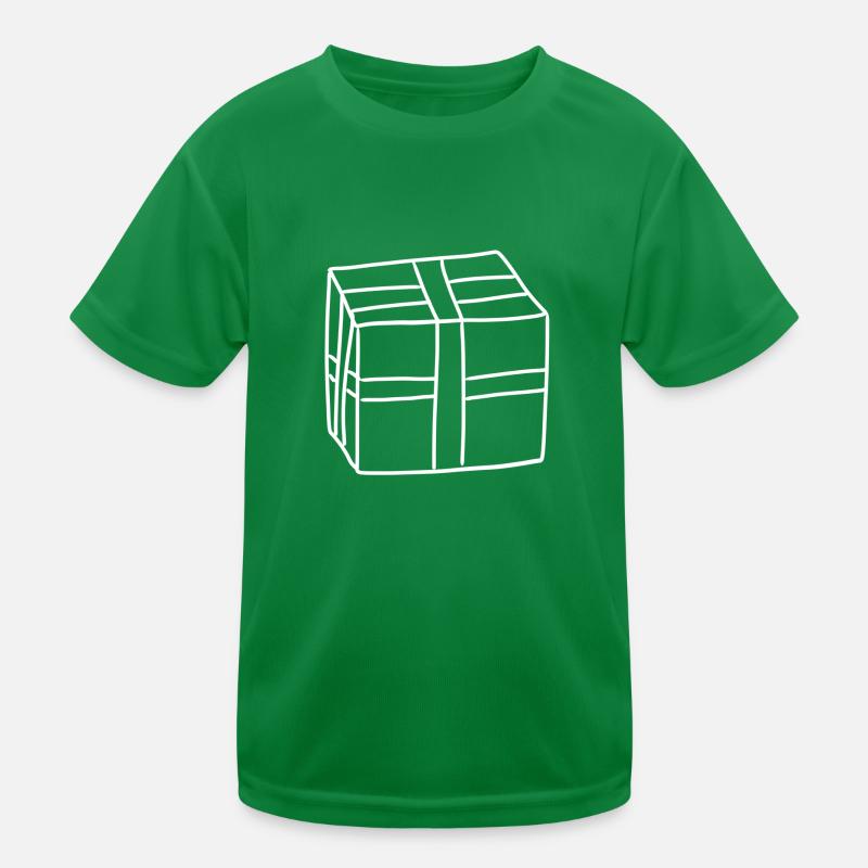 geschenk symbol schachtel Kinder Funktions-T-Shirt