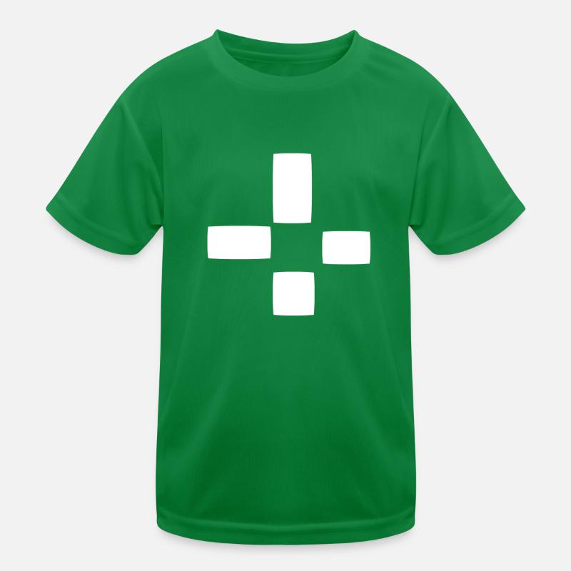 Motif carré quatre formes forme T-shirt sport Enfant