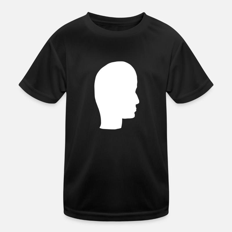 Head Profile People People Page Icon Kids Functional T-Shirt