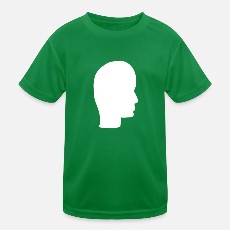 Head Profile People People Page Icon Kids Functional T-Shirt