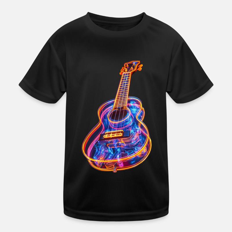 Ukulele Kinder Funktions-T-Shirt