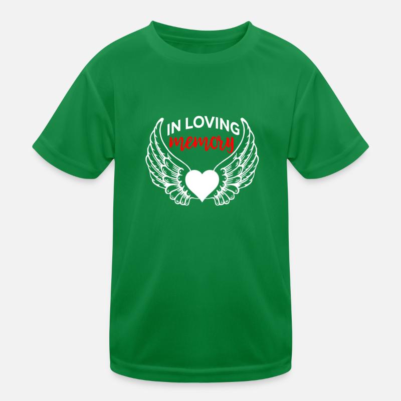 RIP mourning gift funeral love heart Kids Functional T-Shirt