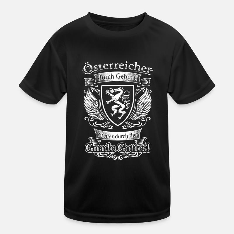 Stolzer Steirer durch die Gnade Gottes Kinder Funktions-T-Shirt