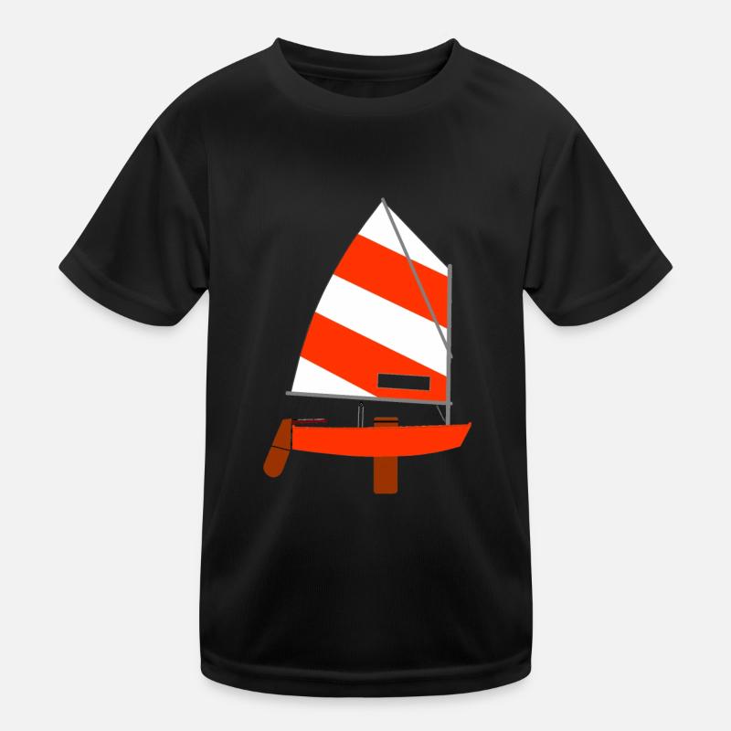 Segelboot Kinder Funktions-T-Shirt