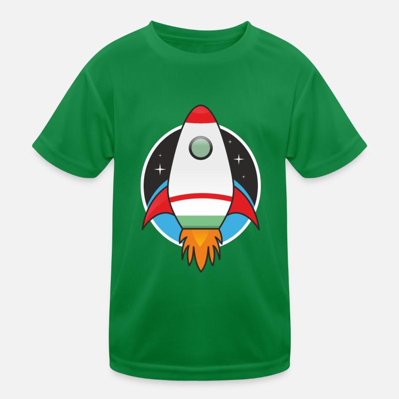 Rakete Kinder Funktions-T-Shirt