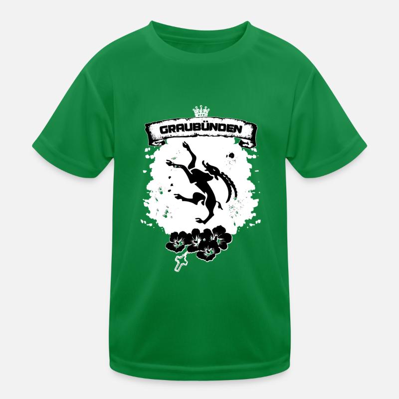 Graubünden Kinder Funktions-T-Shirt