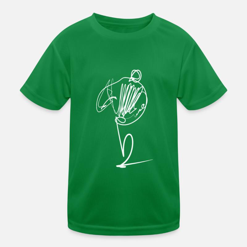 Akkordeon Kinder Funktions-T-Shirt