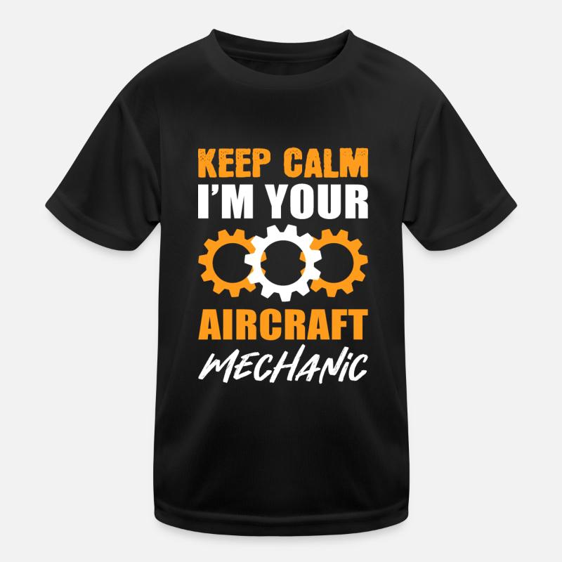 Keep quiet Maintenance Technician Gift Kids Functional T-Shirt