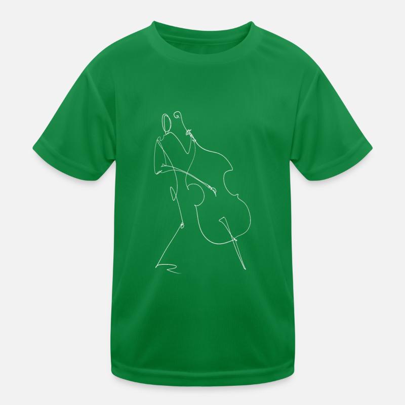 Double bass Kids Functional T-Shirt