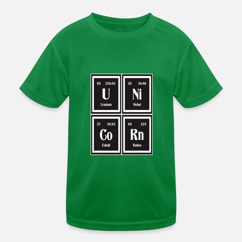 Unicorn | Periodic Table of Elements Kids Functional T-Shirt