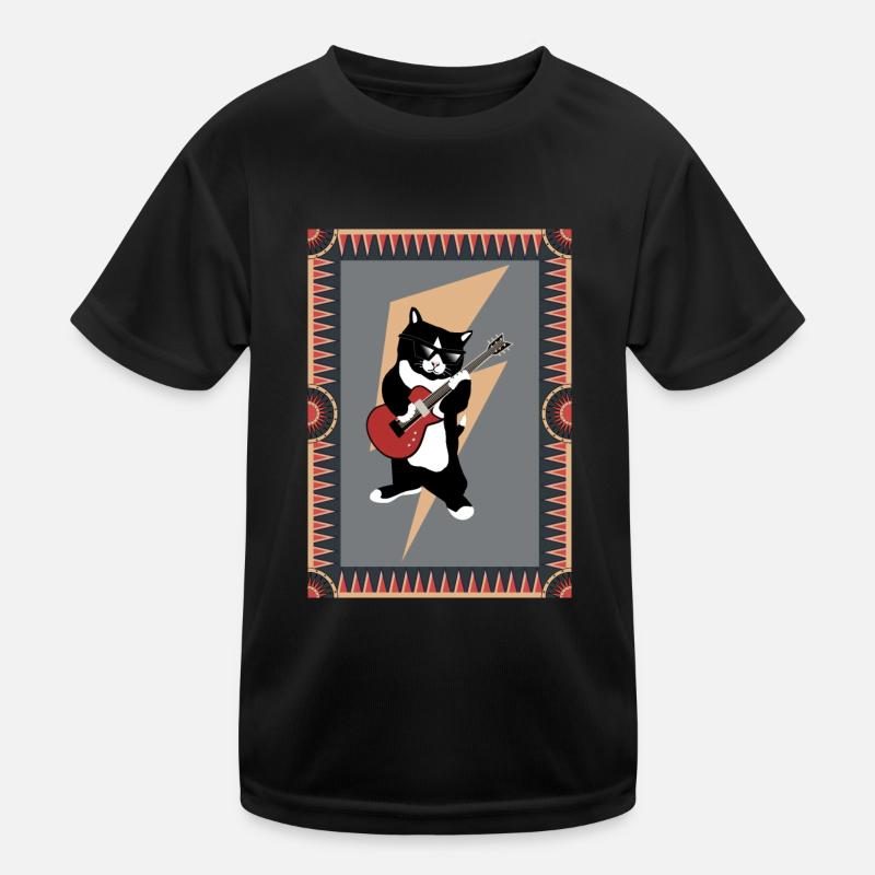 Chat Rock N Roll Kinder Funktions-T-Shirt