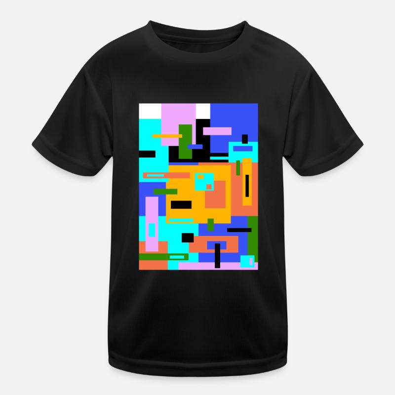 Peinture abstraite T-shirt sport Enfant