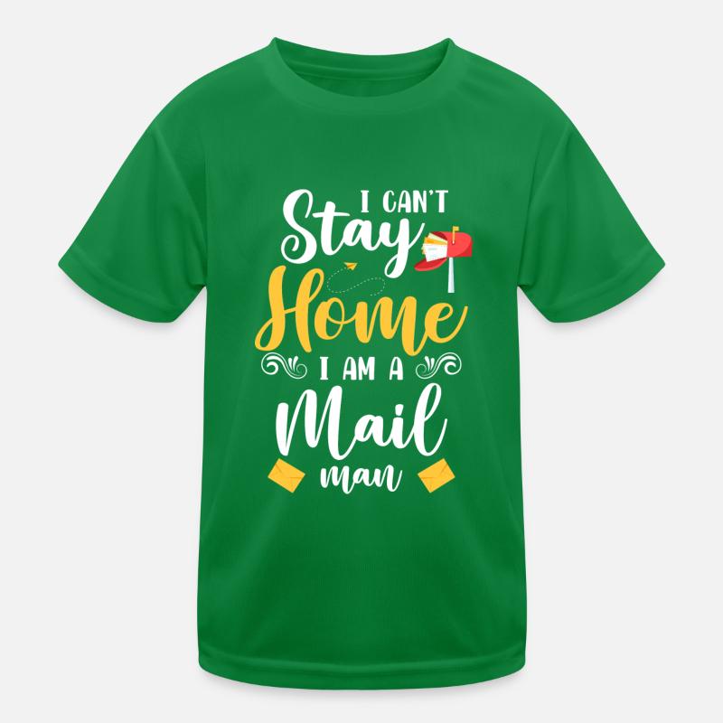 Postal parcel service courier Kids Functional T-Shirt