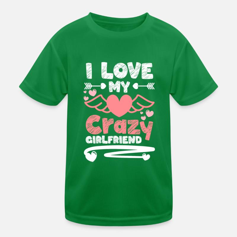 Romantisch Paar Große Liebe Kinder Funktions-T-Shirt