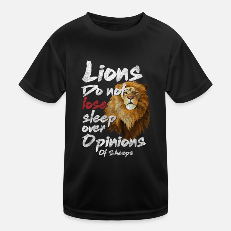 Lion Safari Predator Hunter T-shirt sport Enfant