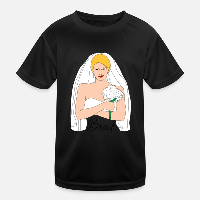 braut blond 1 Kinder Funktions-T-Shirt