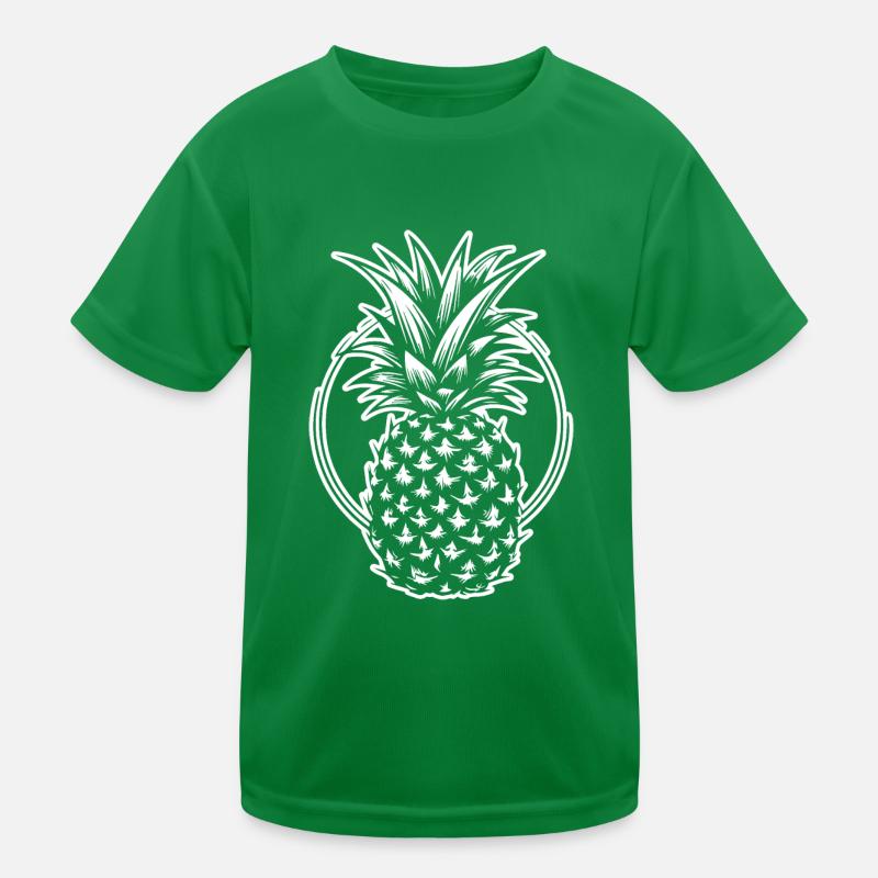 Ananas Kinder Funktions-T-Shirt