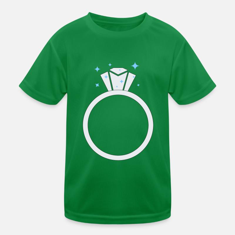 Diamant Ehering Kinder Funktions-T-Shirt