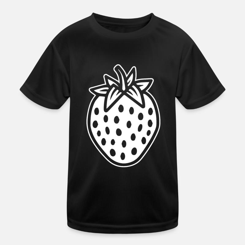 Erdbeere Obst Frucht Kinder Funktions-T-Shirt