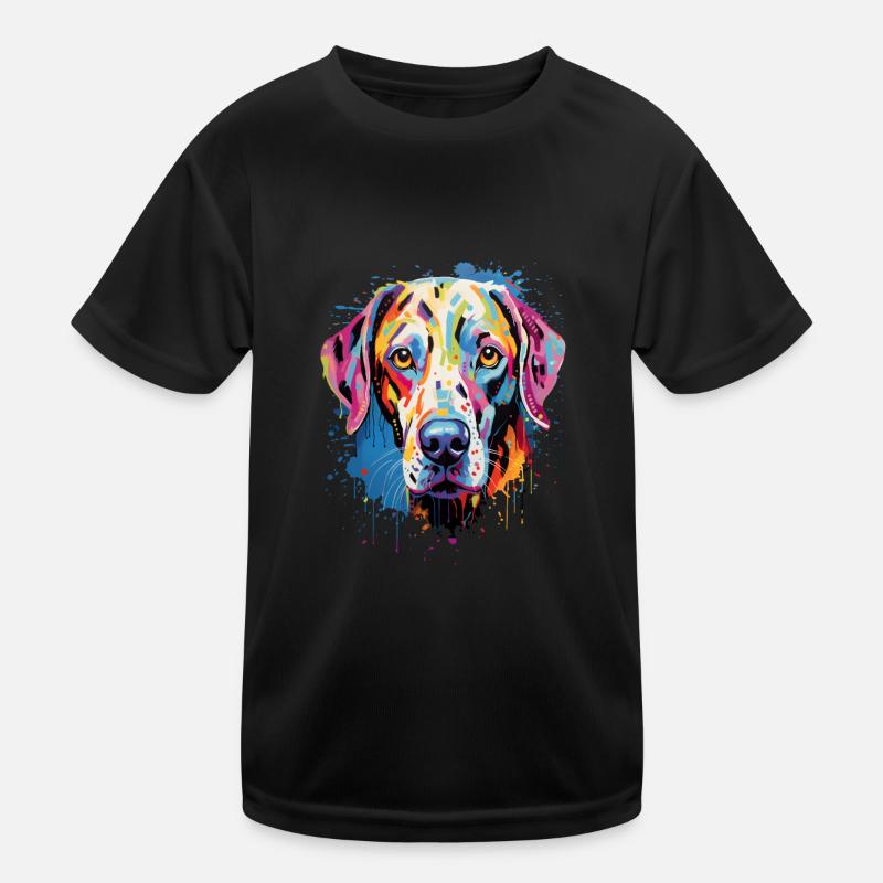 Dalmatien Coloré T-shirt sport Enfant
