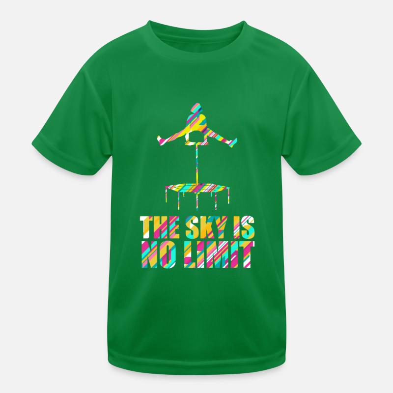 Le ciel n’est pas limité Trampoline T-shirt sport Enfant