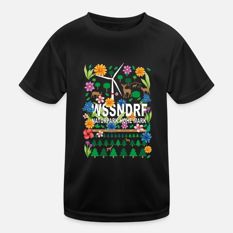 2024 NATURPARK HOHE MARK WSSNDRF trans Kinder Funktions-T-Shirt