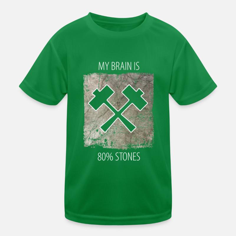 Stonemason Stone Sculptor Saying Kids Functional T-Shirt