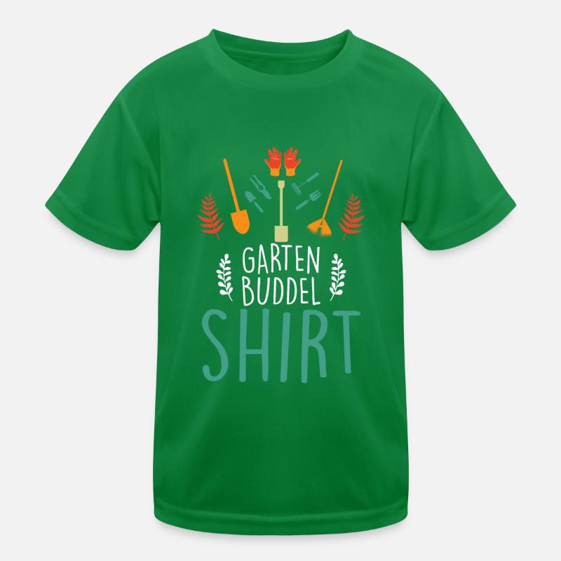 Garten Buddel Gärtner Kinder Funktions-T-Shirt