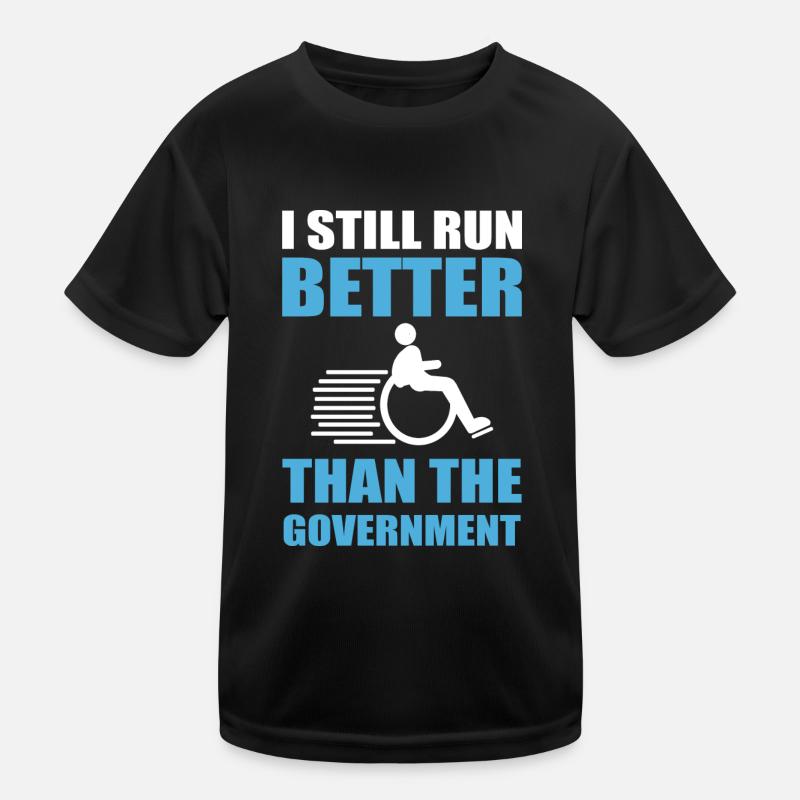 Rollstuhl Kinder Funktions-T-Shirt