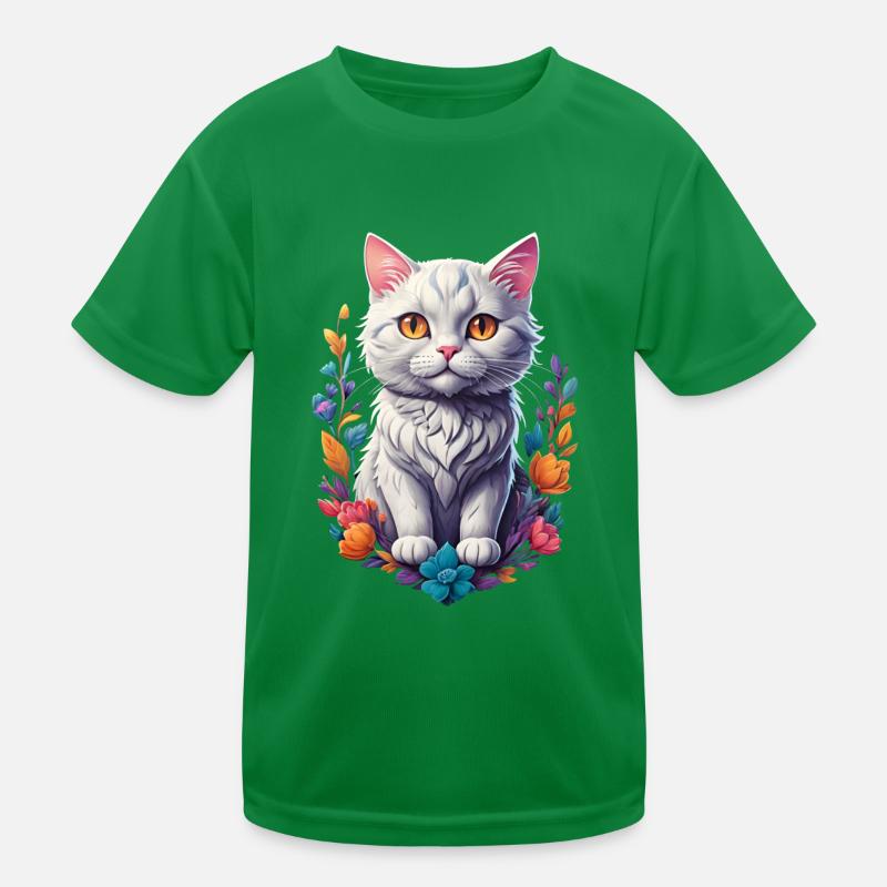 Kitten Kids Functional T-Shirt