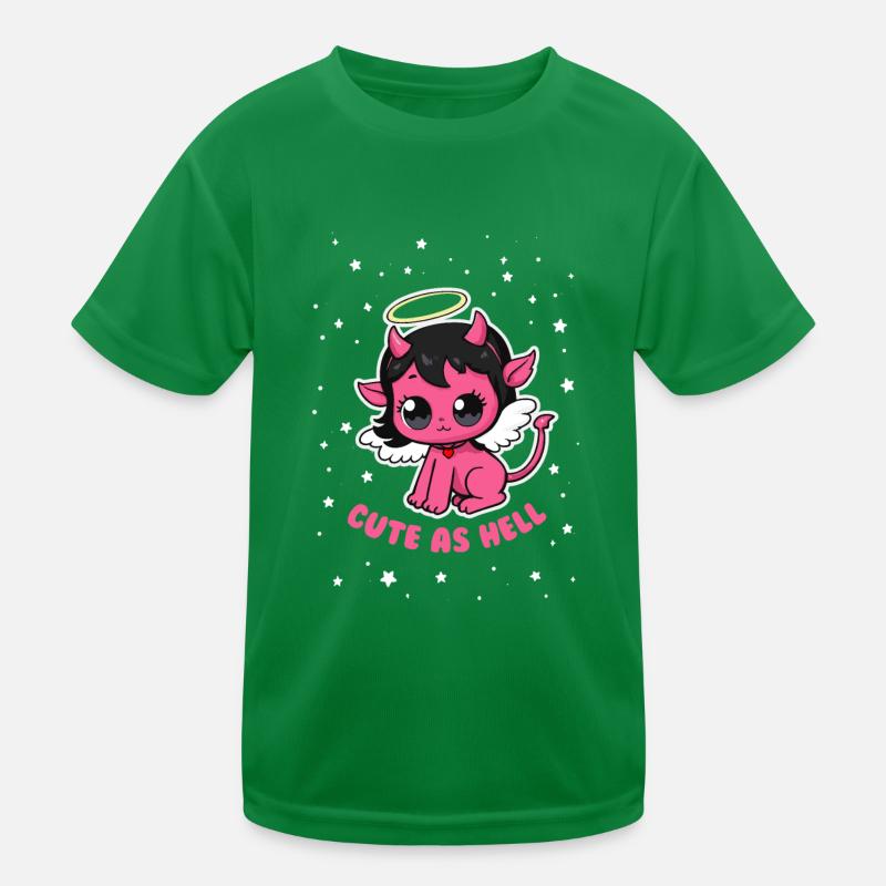 Cute as Hell Kids Functional T-Shirt