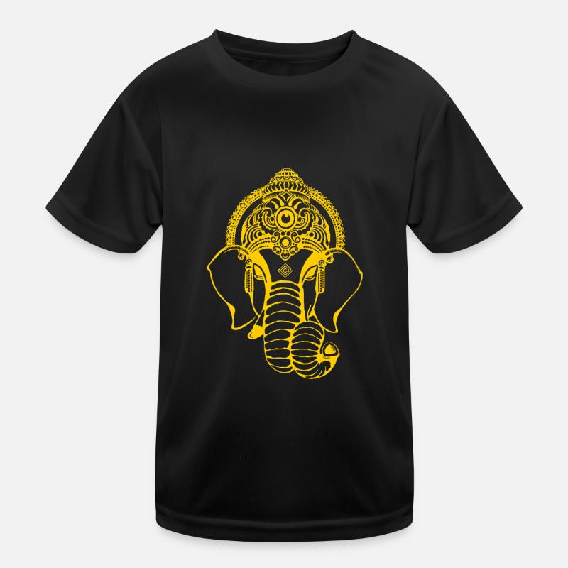 Elefant Ganesha Kinder Funktions-T-Shirt