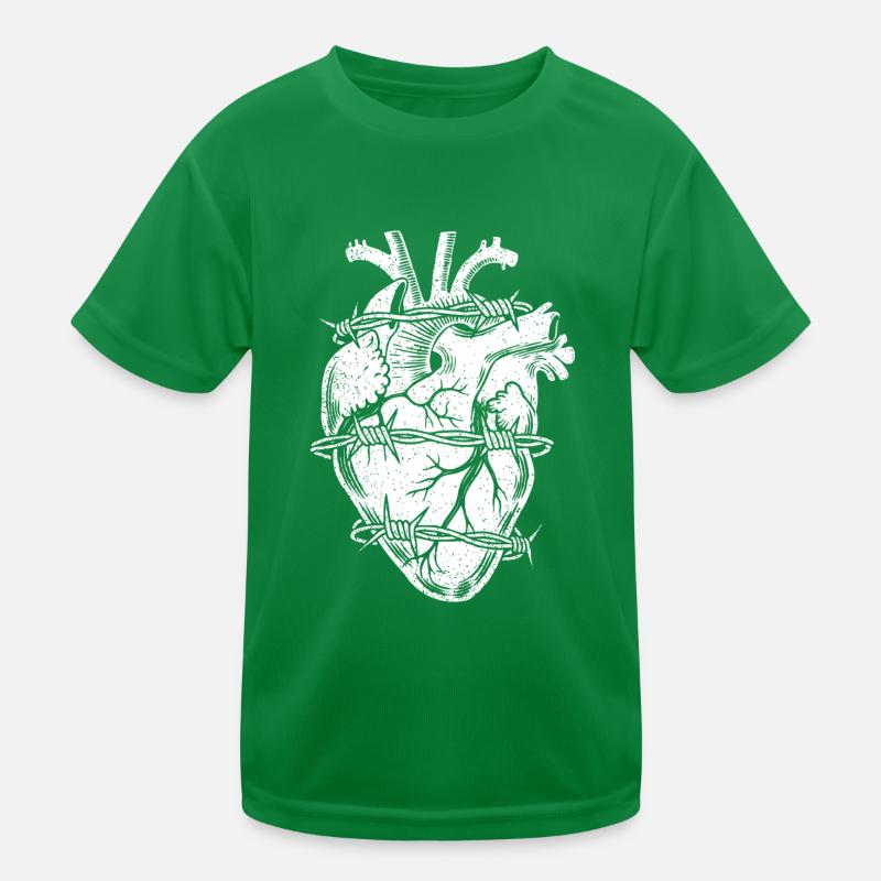 Barbed Wire Heart Kids Functional T-Shirt