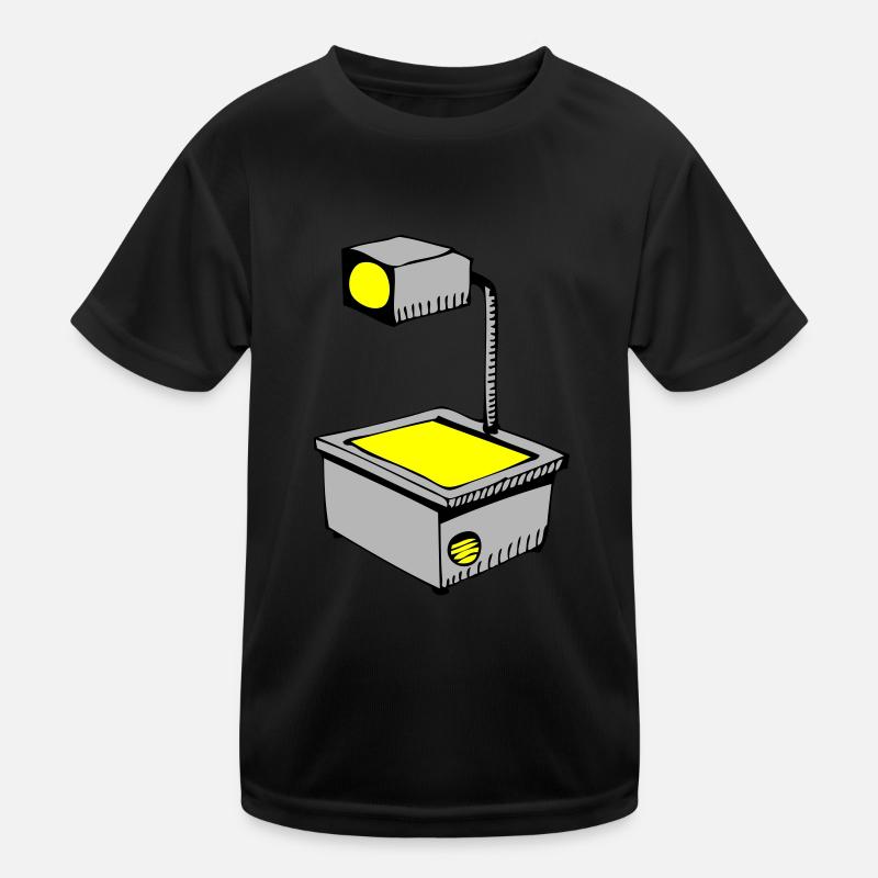 Polylux - Kinder Funktions-T-Shirt - Schwarz