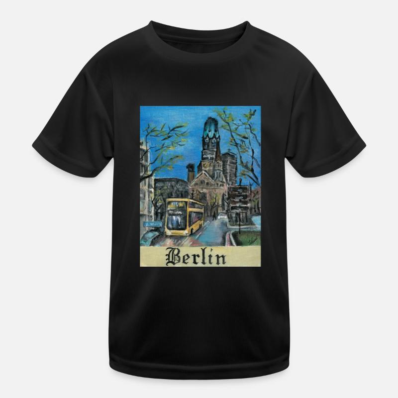 KaiserWilhelmKirche Kinder Funktions-T-Shirt