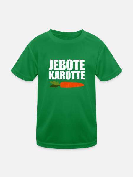 Jebote Karotte Jugo Balkan Kroatien Jugoslawien - Kinder Funktions-T-Shirt - Kelly Green - Vorne