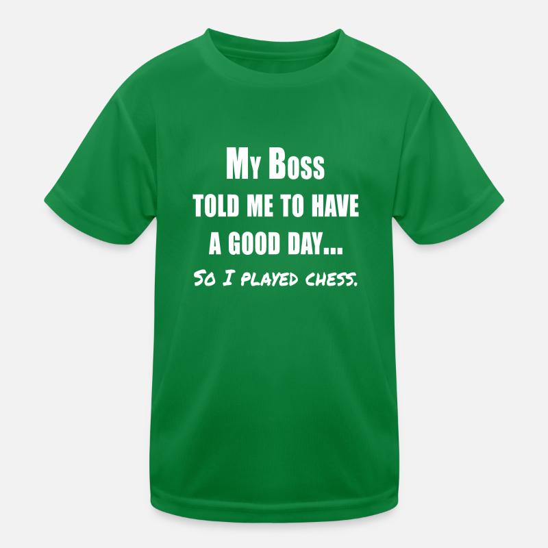 Drôle de dicton d’échecs T-shirt sport Enfant