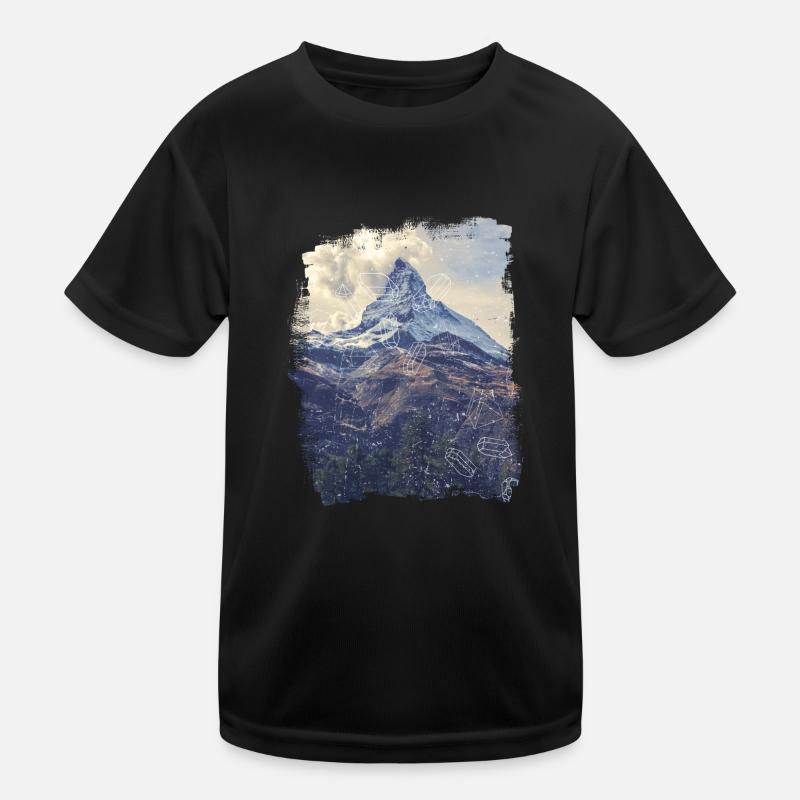 Mountains & Diamonds T-shirt sport Enfant