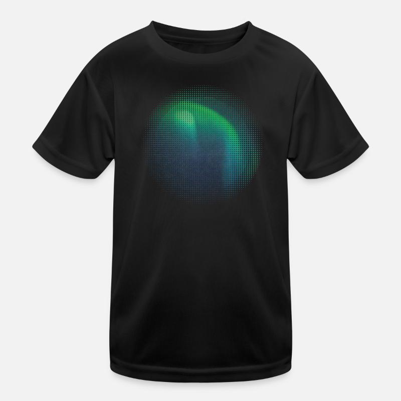 Polarlicht Aurora Borealis Polarlichter Kinder Funktions-T-Shirt