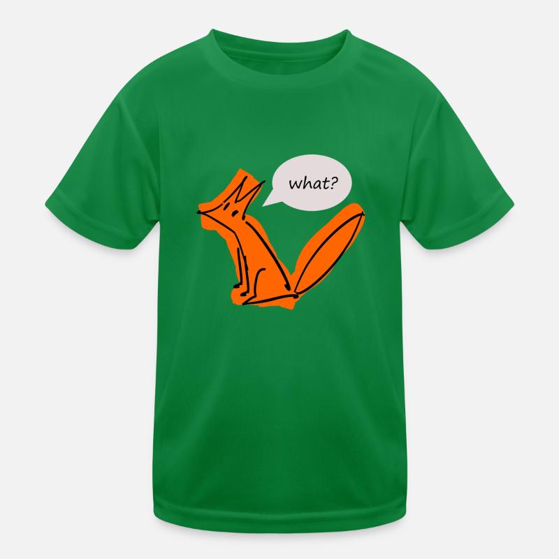 Cute Fox Kids Functional T-Shirt