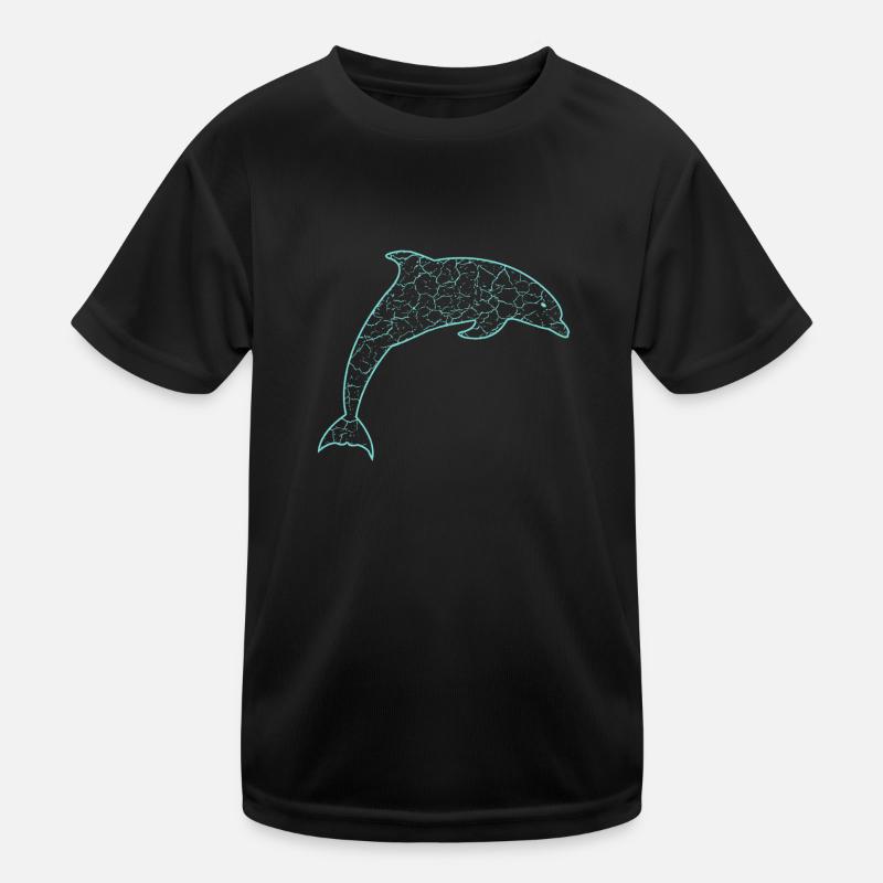 Delfin, Dolphin Kinder Funktions-T-Shirt